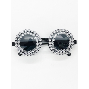 Round with Silver Jewelry - Novelty Sunglasses
